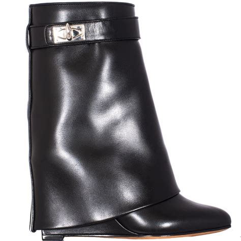 givenchy shark lock wedge boots|Givenchy shark lock boots review.